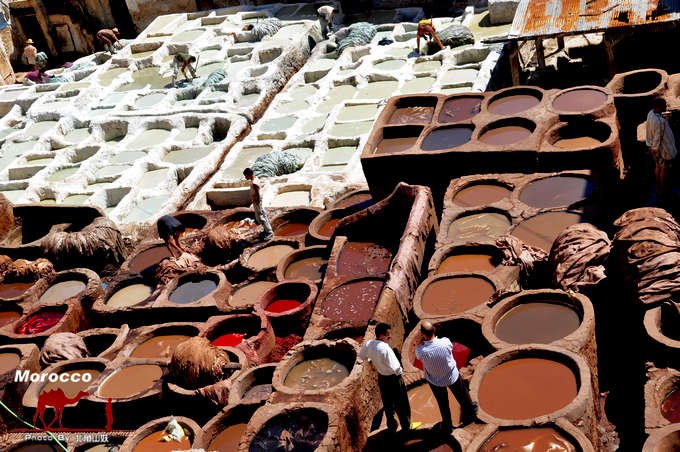 菲斯古城：'臭名远扬'的大染缸