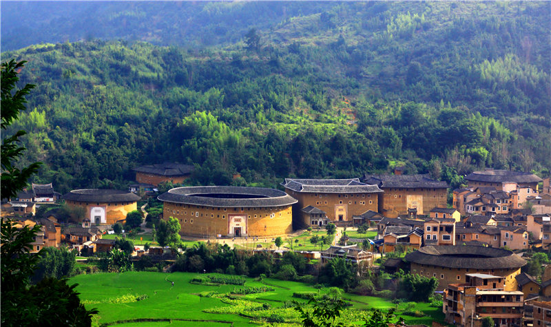 福建龙岩-高北土楼群景区（永定土楼）