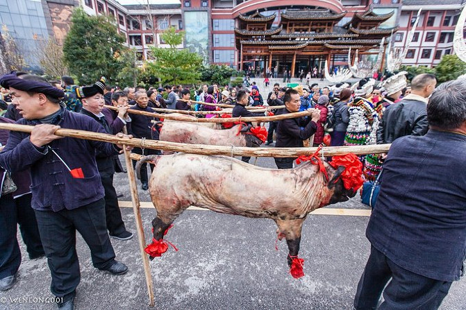 在贵州雷山过苗年,体验苗族特色文化