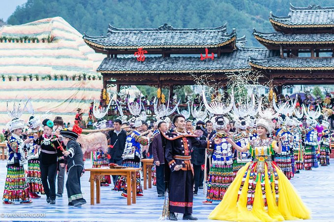 在贵州雷山过苗年,体验苗族特色文化