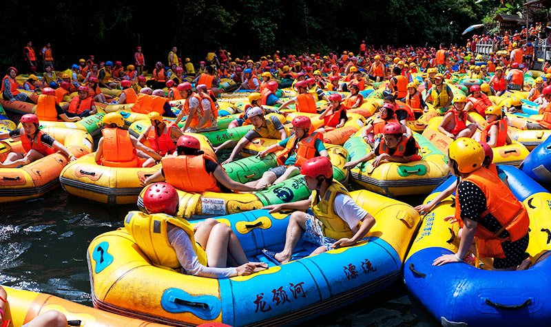 阳朔龙颈河漂流
