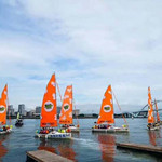 厦门五缘湾游海帆船出海