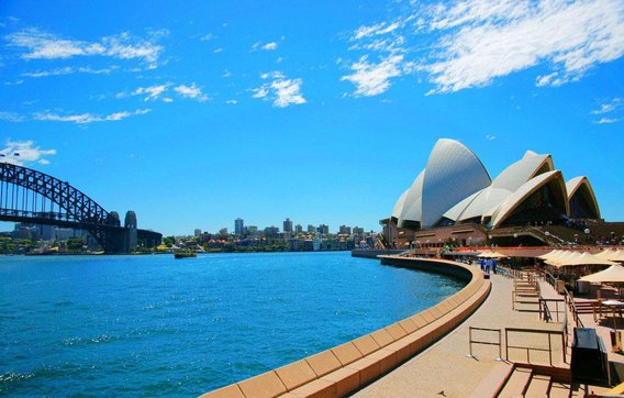 悉尼市区经典一日游(游船自助午餐)