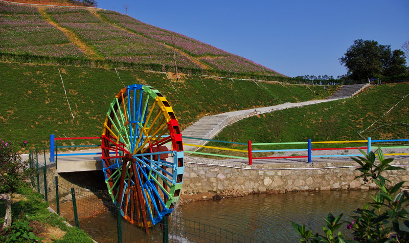 清远静山湖梦幻花世界