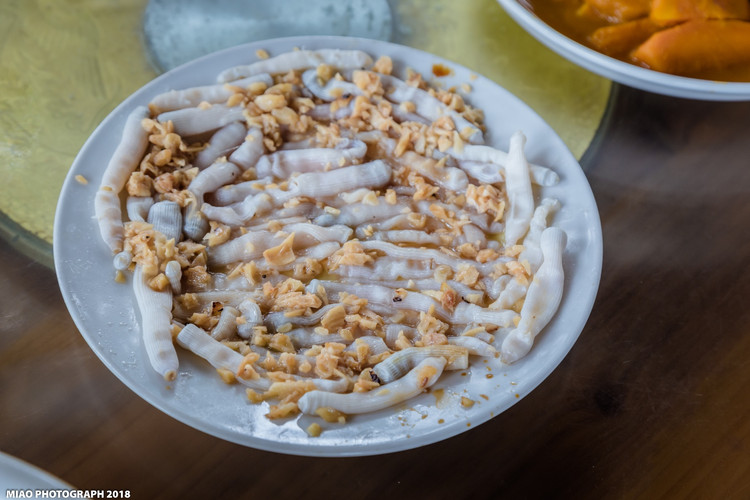 烹饪后的沙虫长这样?