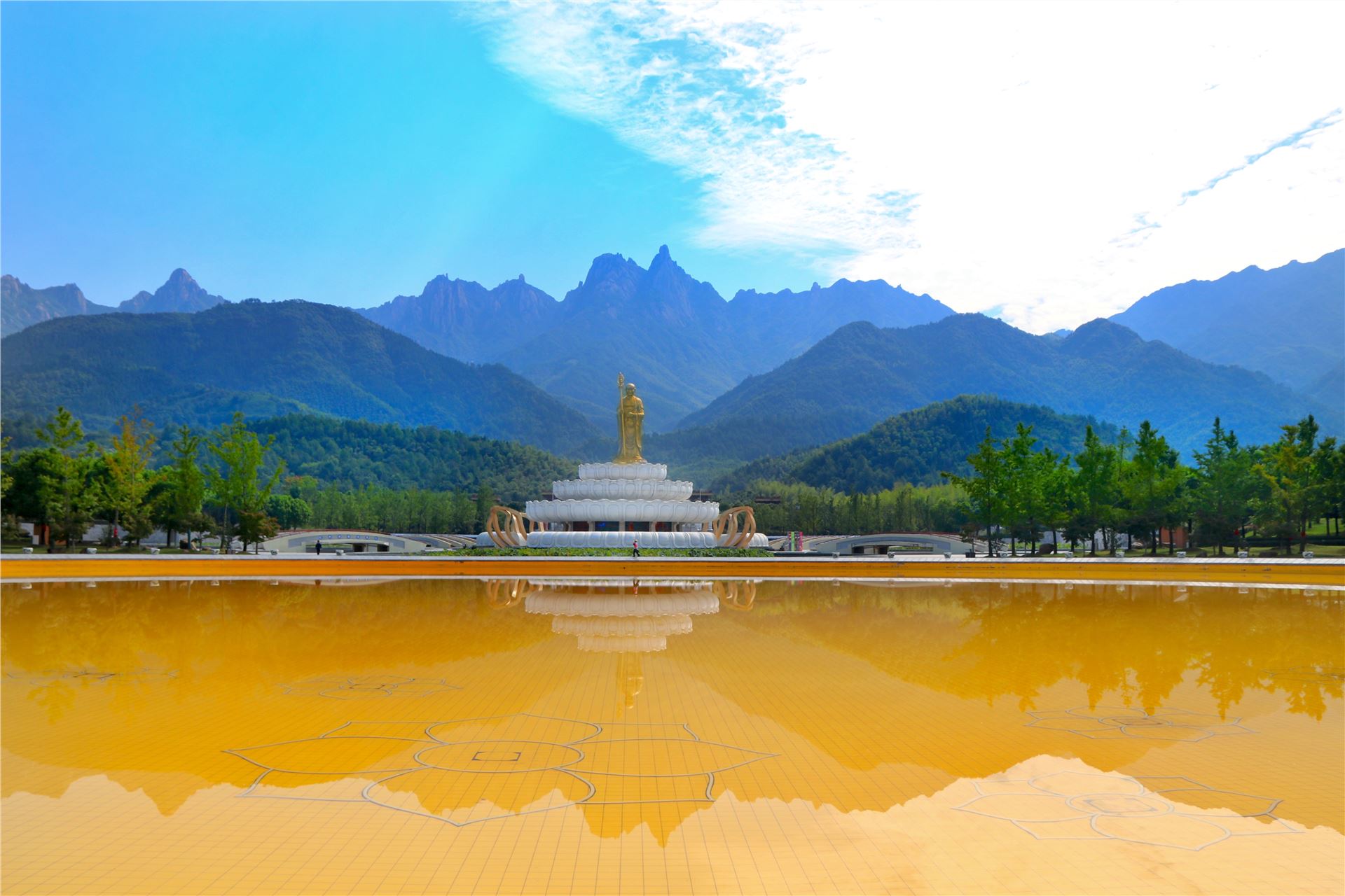 莲花佛国九华净土