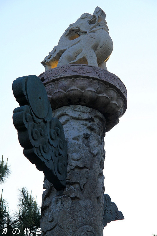 盛京晨曦华表上的神兽盛京晨曦盛京晨曦盛京晨曦盛京晨曦彩色的游船为