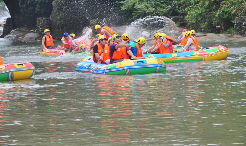 安福武功山大峡谷漂流