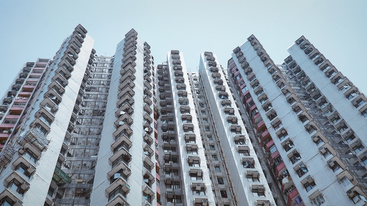 有的大厦是参差不齐的,很好玩.