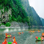 湖源溪漂流