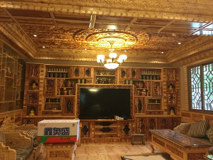 仰望银河 全球海拔最高索道,带你触碰冰雪浪漫 奢华的藏式别墅内部