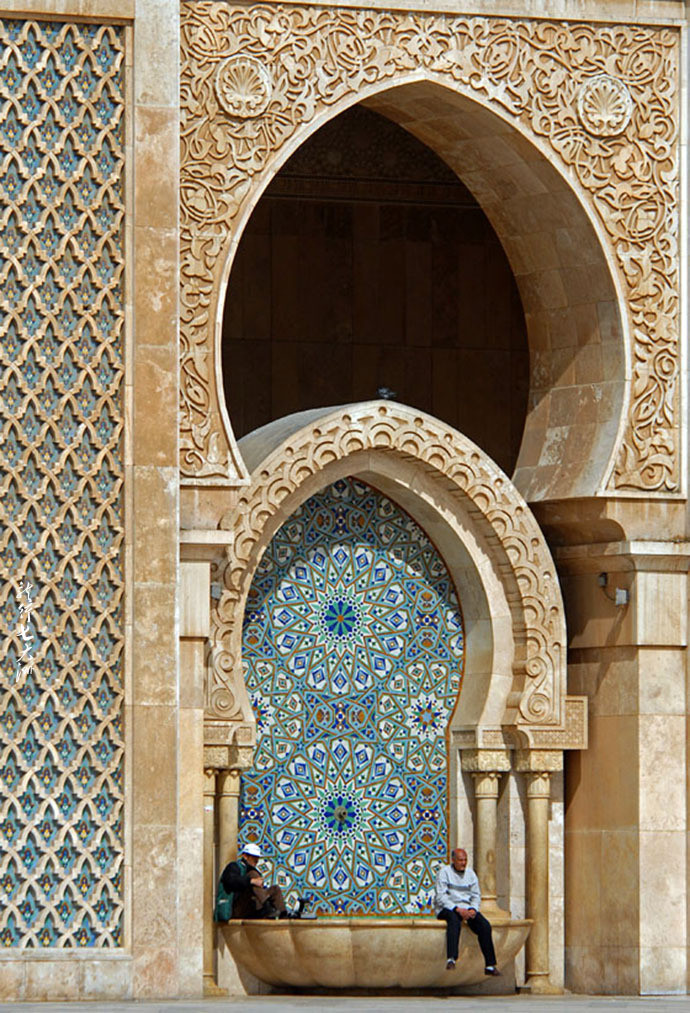 【摩洛哥】建筑欣赏--《哈桑二世清真寺》