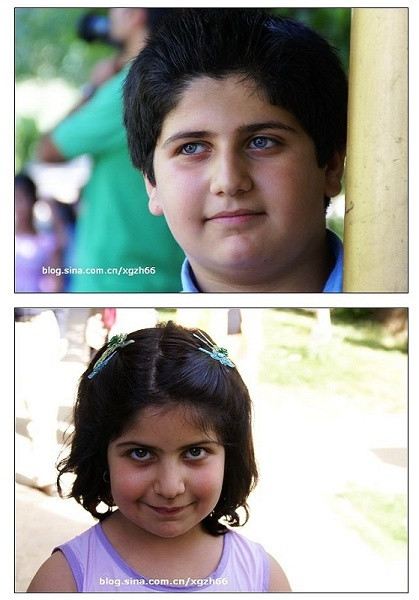 图21 看了他们才知道,什么是波斯蓝眼睛. 是哥俩,长得像么?