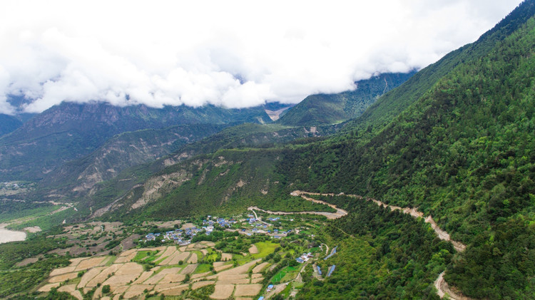 海拔2880米,而出口则位于墨脱县巴昔卡村,海拔仅155米