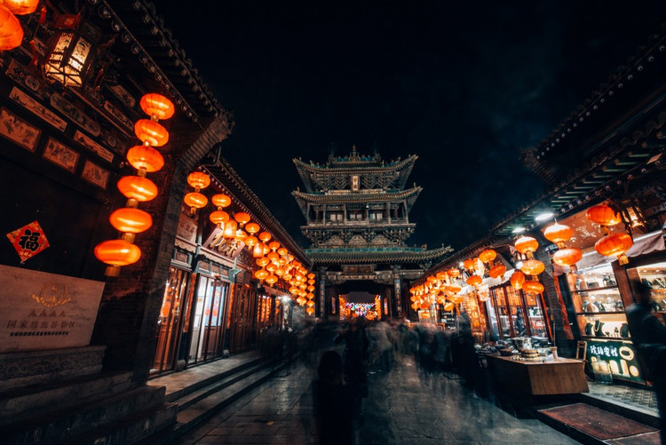 阅尽明清六百年,平遥古城脉络图