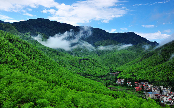 安吉天荒坪,一路骑行一路景 - 游记攻略【同程旅游攻略】
