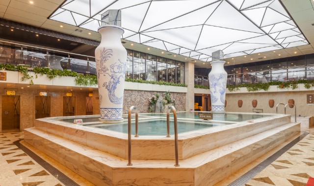 大禹国际汗蒸温泉(桐泾路店)景点简介请使用手机扫码购票,享优惠,更