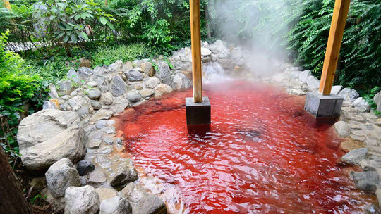 汤池热水河温泉