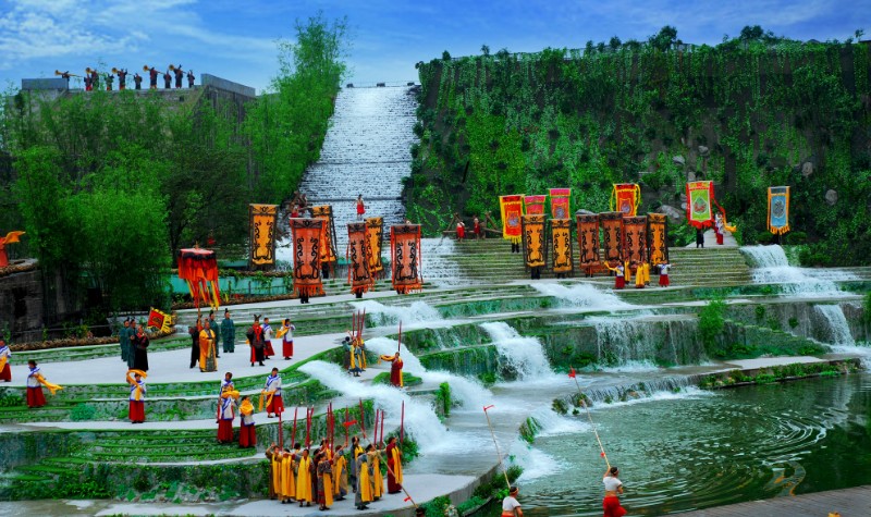 放水大典道解都江堰