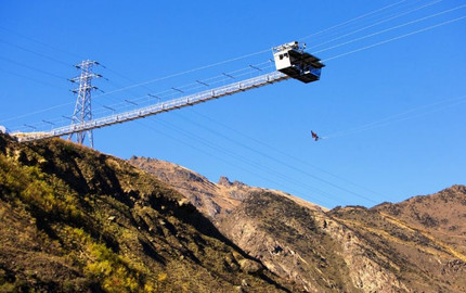 新西兰皇后镇内维斯峡谷高空秋千nevis swing(含接送 双人/单人可选