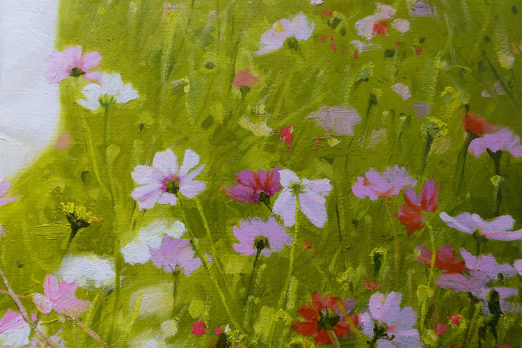 【艺术市场】盛开的金达莱——朝鲜油画作品