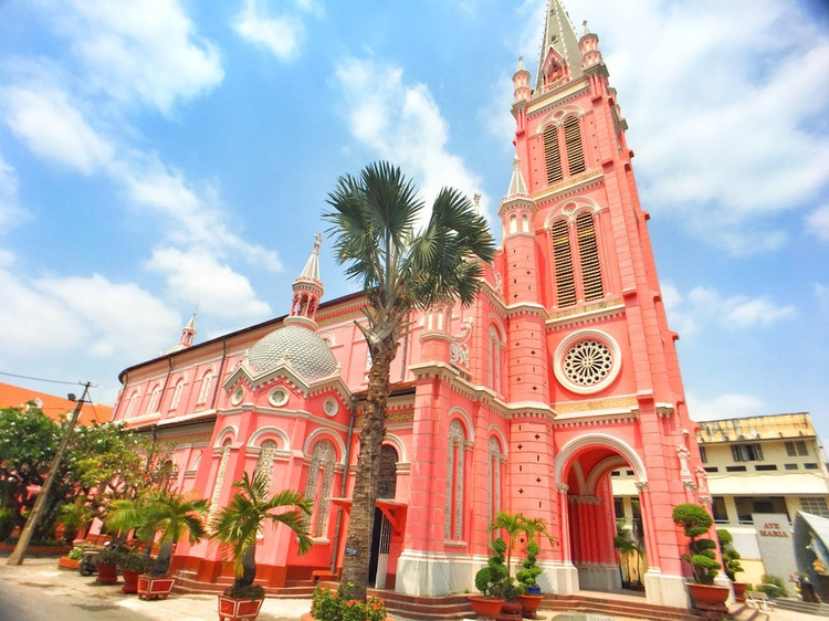 day7 粉红教堂—胡志明市中央邮局—quan an ngo