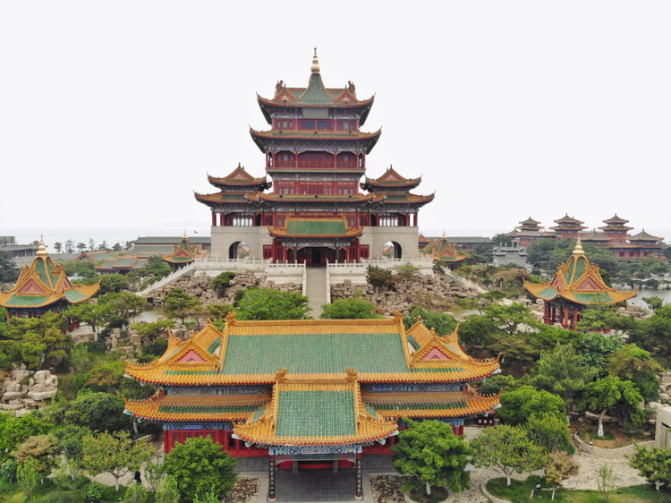 d2:蓬莱阁-三仙山-海洋极地世界-帆船出海