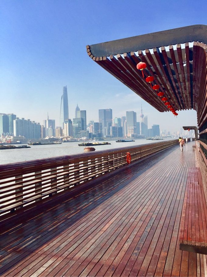 上海的外滩之北…杨浦滨江景观道 - 游记攻略【同程旅游攻略】