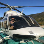 烟台塔山通航直升机空中游览