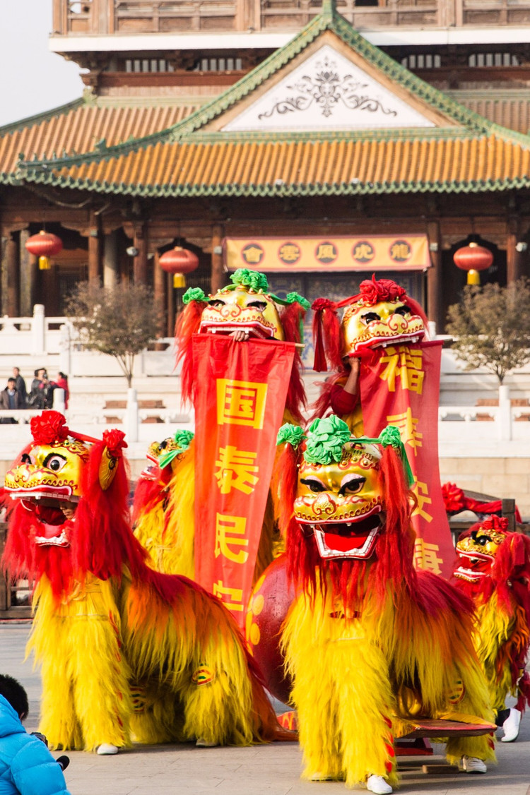 【南师北狮表演】