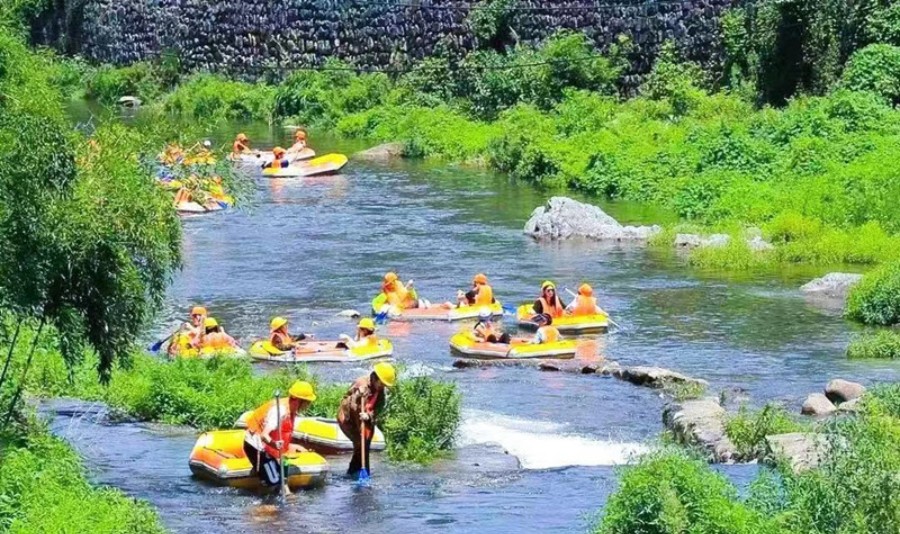 陈溪雪花潭漂流