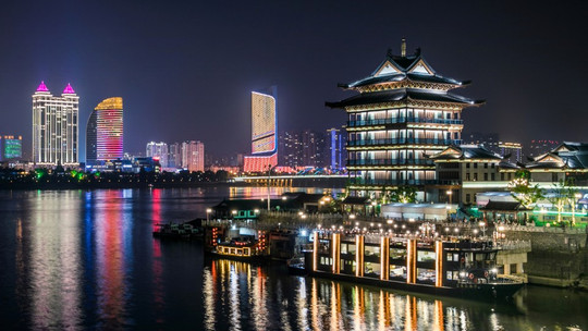 富春山居图实景游东门码头