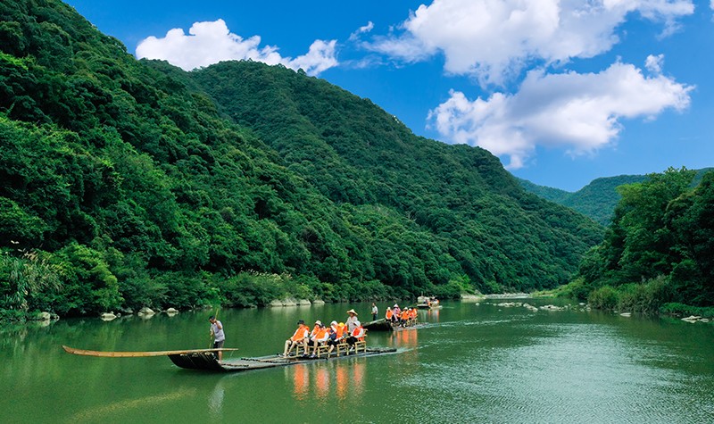 岱仙溪竹筏漂流