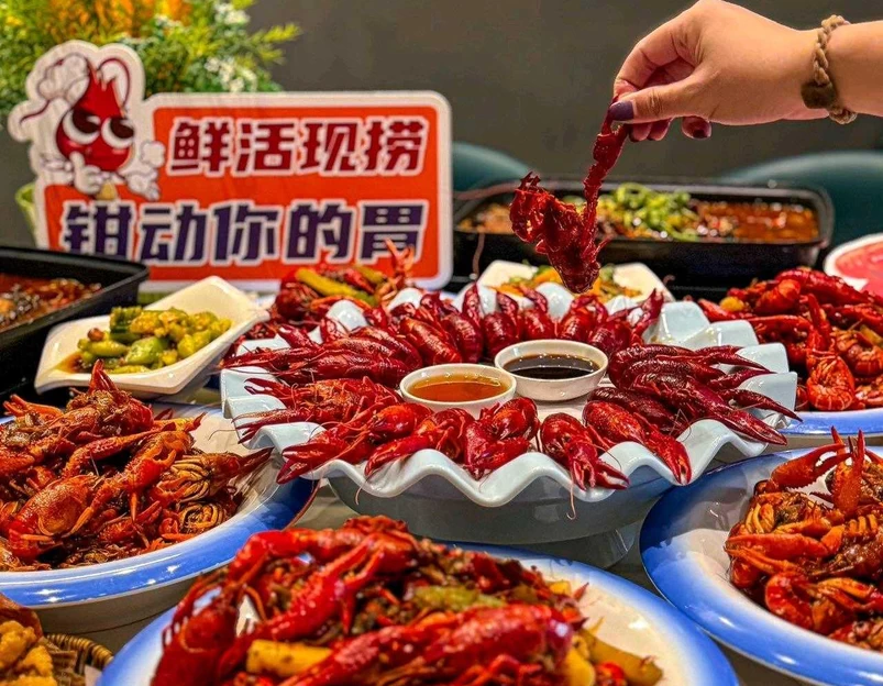 夺胃-小龙虾烧烤烤鱼(龙盛国际商业广场店) - 上海市旅游 1