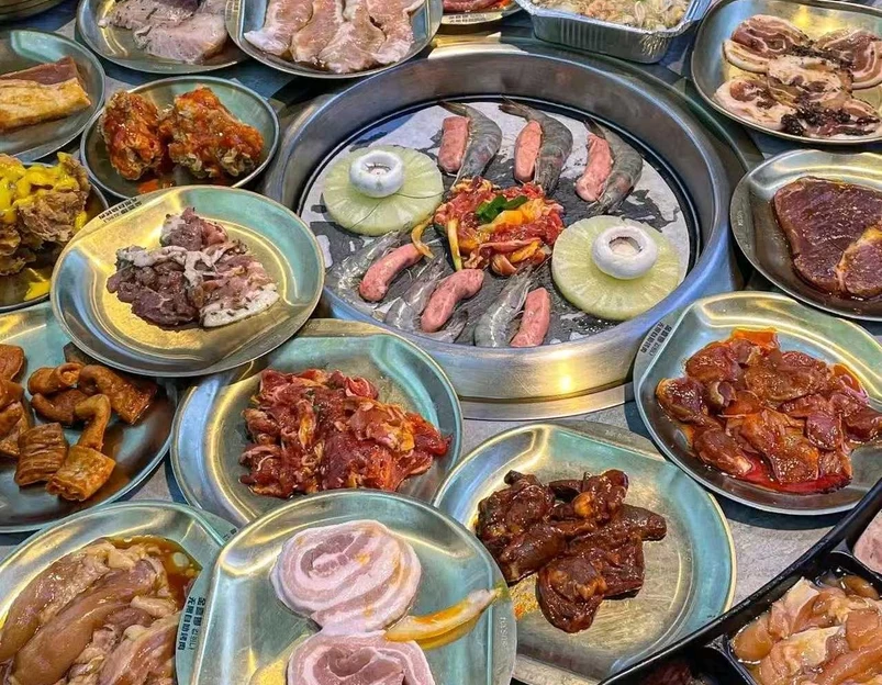 金喜娜韩式自助烤肉(河东万达店) - 天津市旅游 1