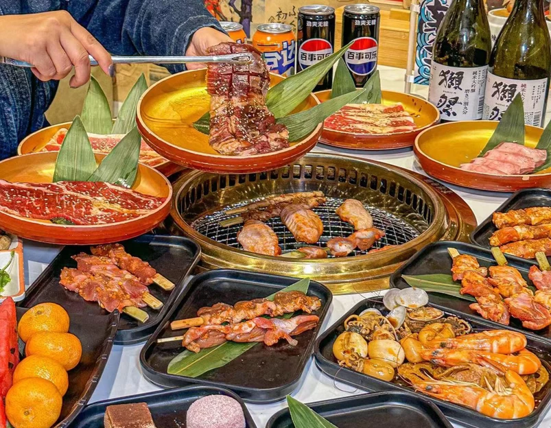 釜将肉铺·原切烧肉放题·和牛烧 - 上海市旅游 1