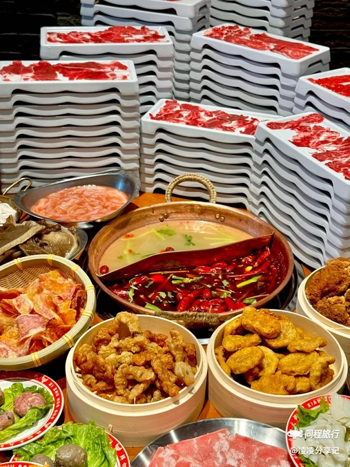潇贰娘云南酸菜自助牛肉火锅(下沙宝龙店) - 杭州市旅游