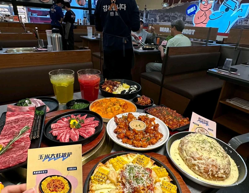 北二爱肉社韩国烤肉(亦城财富中心店) - 北京市旅游 1