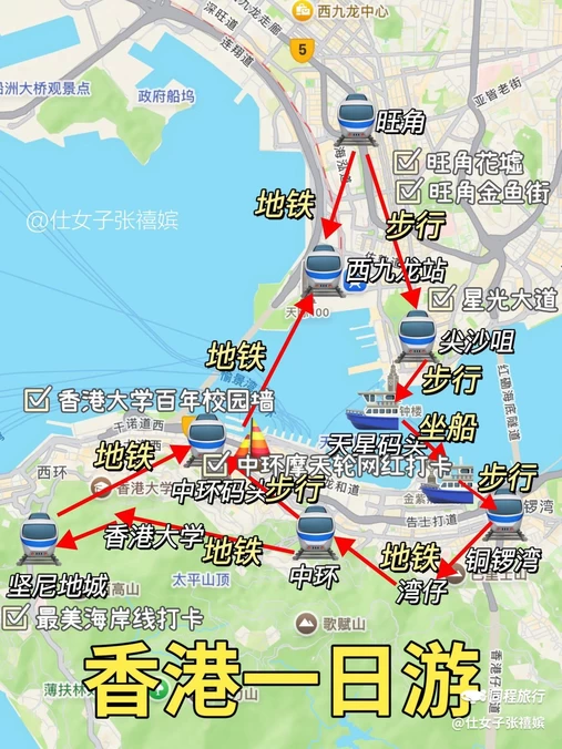 维多利亚港 - 香港特别行政区旅游