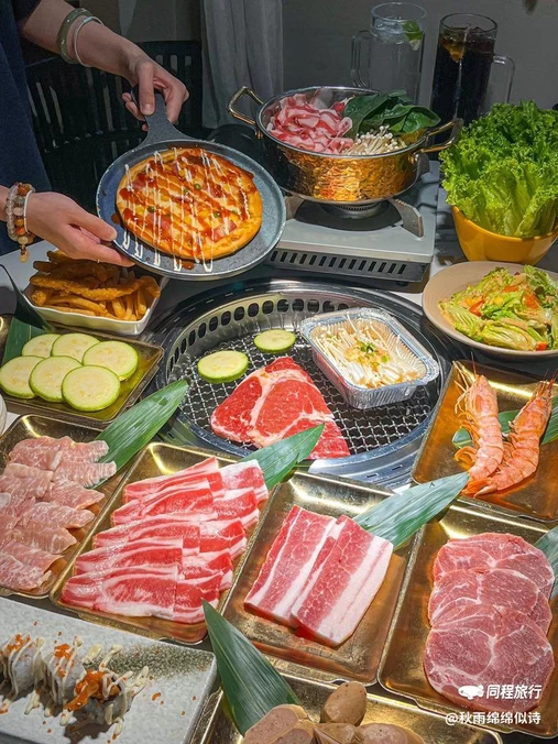 猎户食集·原切烤肉(开元广场店) - 杭州市旅游