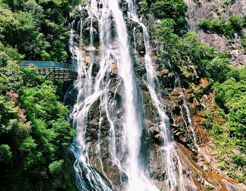 岳西彩虹瀑布 - 安庆市旅游 1