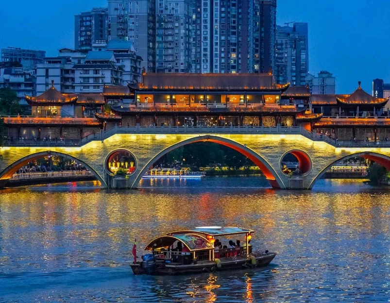 夜游锦江(东门码头) - 成都市旅游 1