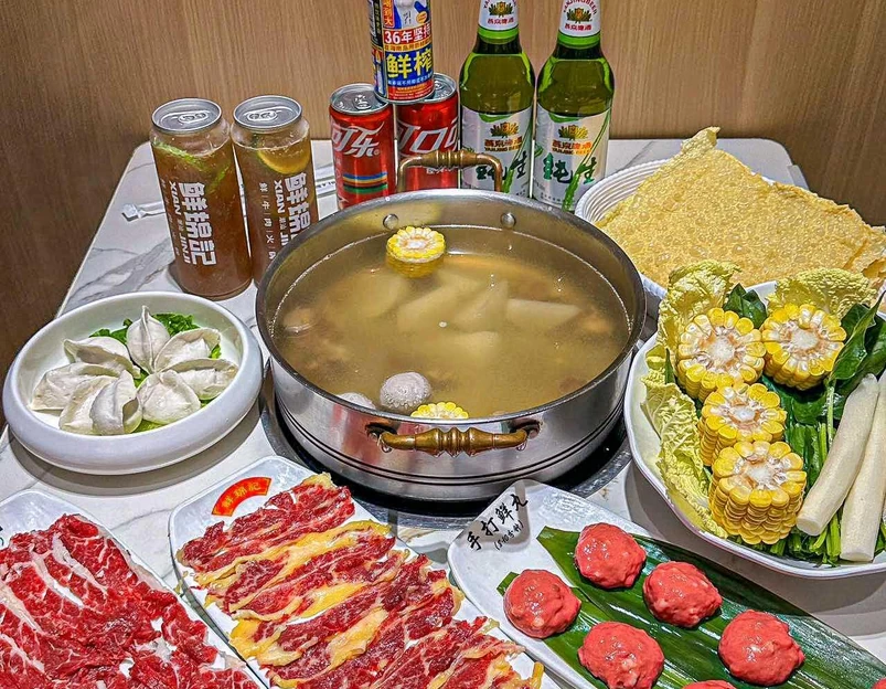 鲜锦记潮汕牛肉火锅(旗舰店) - 北京市旅游 1