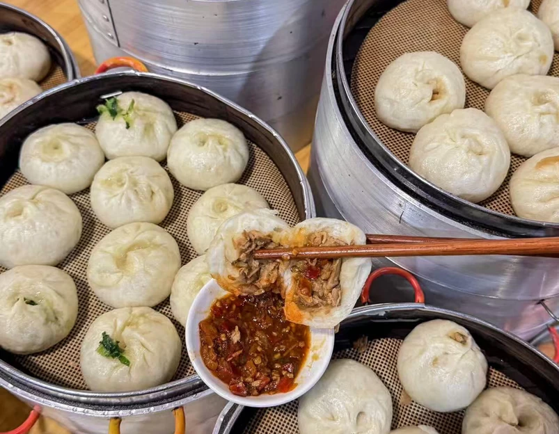笼笼香土猪肉包子(学院路店) - 杭州市旅游 1