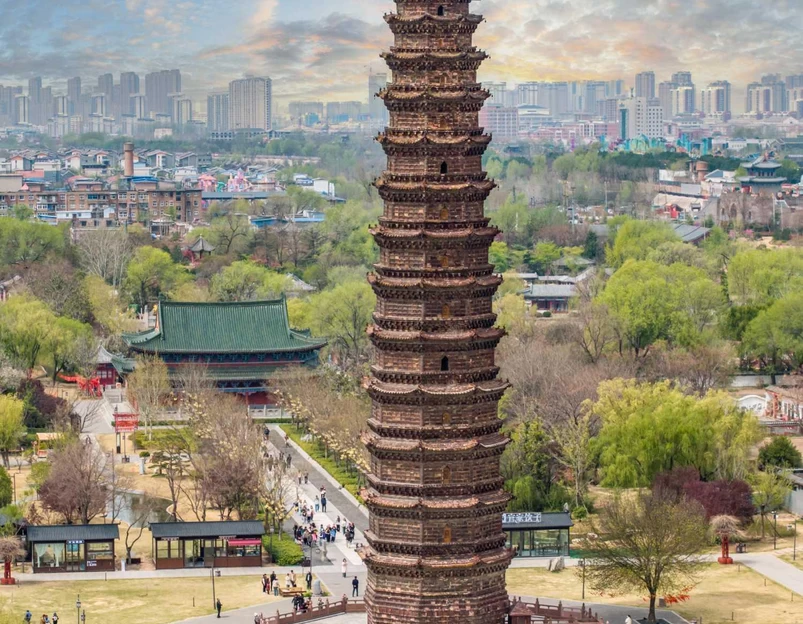 铁塔景区 - 开封旅游 1