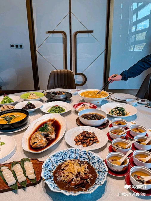 天水雅居·淮扬水鲜·点心宴(滨江店) - 上海市旅游