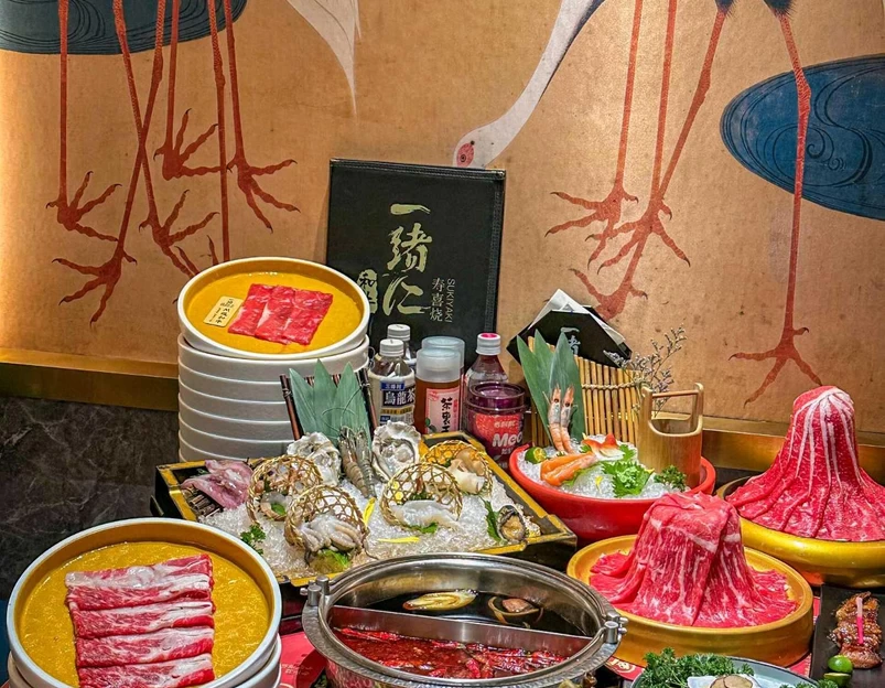 一绪に和牛寿喜烧(天河城店) - 广州市旅游 1