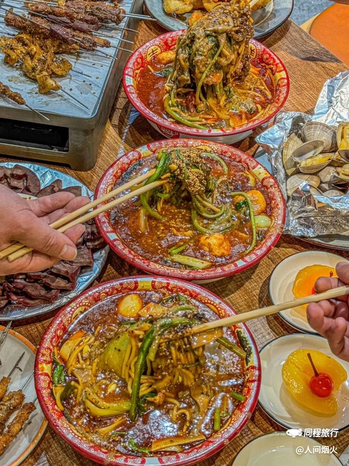 大茗东北烧烤·鹤岗小串·老式麻辣烫(紫藤路店) - 上海市旅游
