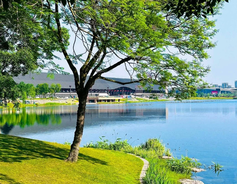 秦皇湖-栖霞亭 - 成都市旅游 1