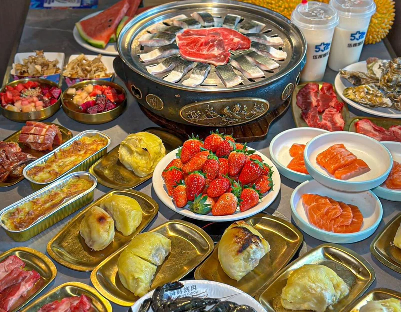 伍棵煋炭烤自助料理·烤鳗鱼(浦东食品城店) - 上海市旅游 1